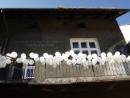 Every house needs a balcony - installation in urban space