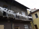 Every house needs a balcony - installation in urban space