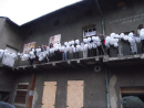 Every house needs a balcony - installation in urban space