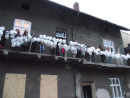 Every house needs a balcony - installation in urban space